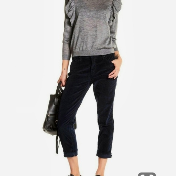 mother the dropout cropped slim jeans